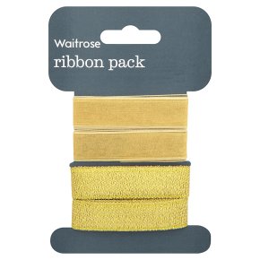 Waitrose gold ribbon pack