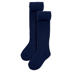 Waitrose 2pk Navy tights size: 5-6yrs