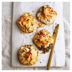 4 Mushroom and Mascarpone Parcels