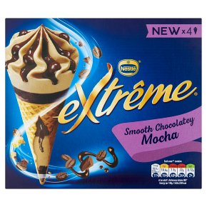 Extrême Mocha Ice Cream Cones