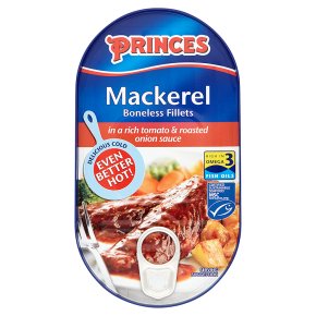 Princes Mackerel Fillets in Tomato & Onion Sauce