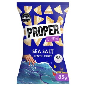 Proper Chips Lentil Chips Sea Salt