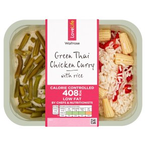 Waitrose LoveLife Calorie Controlled green Thai chicken curry