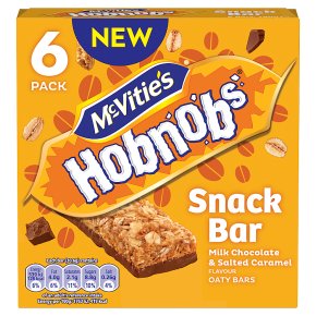 McVitie's Hobnobs Snack Bar Milk Chocolate & Salted Caramel