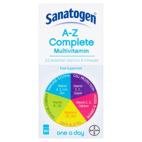 Sanatogen A-Z complete multivitamin