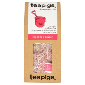 Teapigs Rhubarb & Ginger 15 Tea Temples