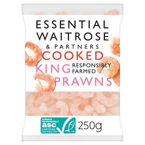 essential Waitrose Cooked King Prawns