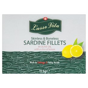 Lusso Vita Sardine Fillets in Olive Oil & Lemon