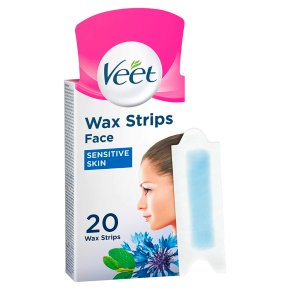 Veet Face Wax Strips with Easy-Gel