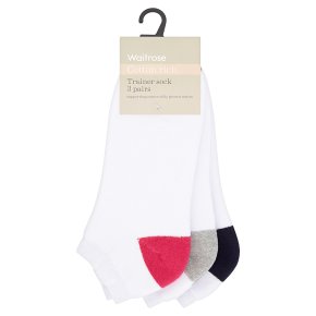 Waitrose Cotton Rich Terry Ped Trainer
