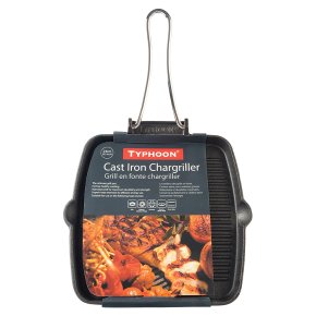 Typhoon square chargriller with folding handle