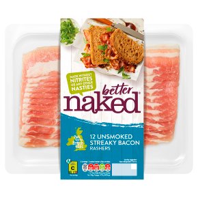 Finnebrogue Naked Unsmoked Streaky Bacon