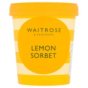 Waitrose lemon sorbet