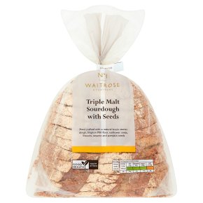 Waitrose 1 triple malt sourdough with mixed seeds