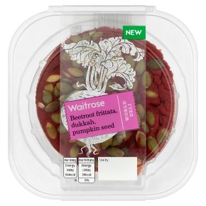 Waitrose WD Beetroot Frittata Dukkah