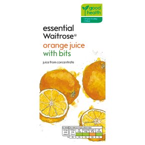 essential Waitrose Orange Juice with Bits