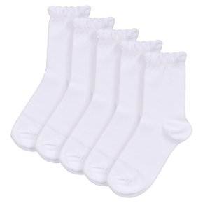 Waitrose Ankle Scallop Edge Socks