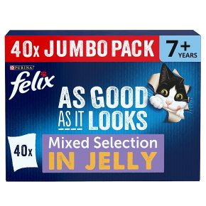 Felix As Good As It Looks Senior Cat Food Mixed