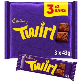 Cadbury Twirl chocolate bar 4 x 34g