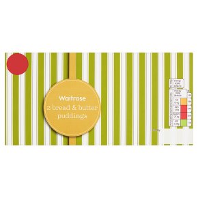 Waitrose 2 Bread & Butter Puddings