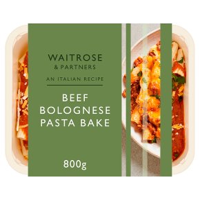 Waitrose Italian Beef Bolognese Pasta Bake