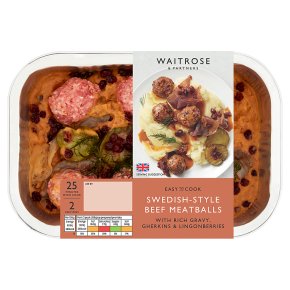 Easy to Cook Swedish Style Meatballs