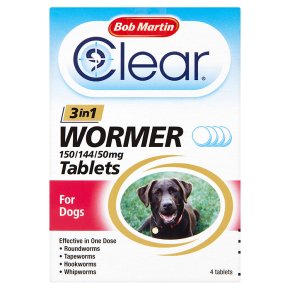 Bob Martin 3in1 dewormer for dogs