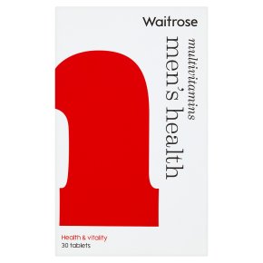 Waitrose Men's Health Multivitamins