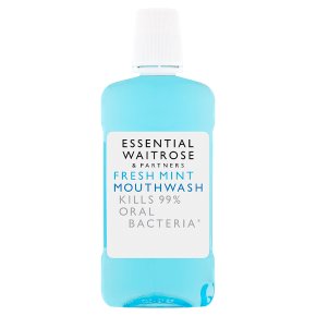 essential Waitrose Fresh Mint Mouthwash
