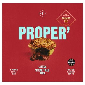 Square Pie Steak & Ale Pies