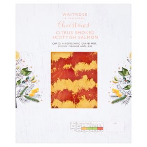 Waitrose Christmas Citrus Smoked Scottish Salmon