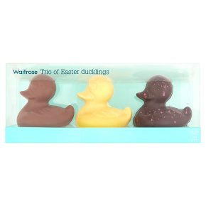 Waitrose Trio of Chocolate Easter Ducklings
