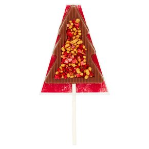 Waitrose Christmas Milk Chocolate Tree Lollipop
