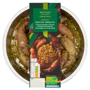 Waitrose Vegan Festive Wreath