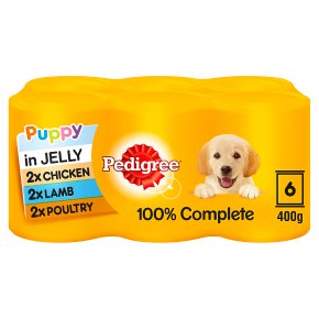 PEDIGREE Puppy Tins Mixed Selection in Jelly 6 x 400g