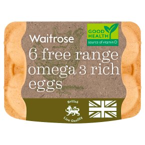 Waitrose Free Range Omega 3 Rich Eggs