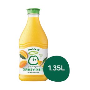 innocent orange juice with bits