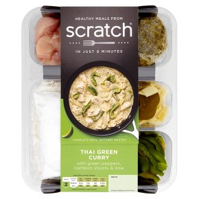 Scratch chicken Thai green curry