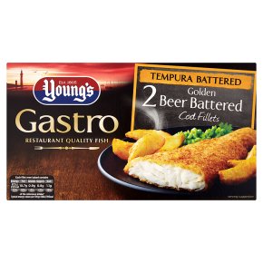 Young's Gastro 2 beer battered cod fillets