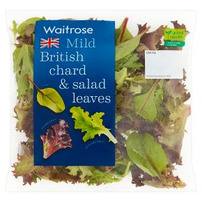 Waitrose Mild British Chard & Salad Leaves