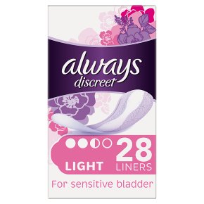 Always Discreet Sensitive Bladders Light