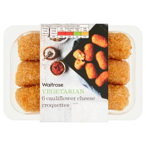 Waitrose Vegetarian Cauliflower Cheese Croquettes