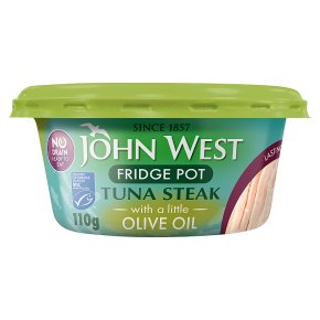 John West MSC No Drain Tuna Steak in Olive Oil