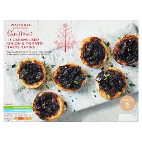 Waitrose Christmas 12 Caramelised Onion & Tomato Tarte Tatin