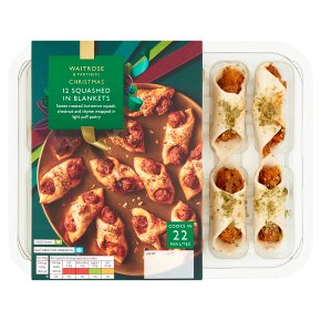 Waitrose Christmas 12 Squashed In Blankets