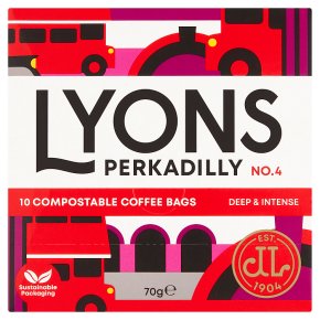 Lyons Perkadilly 10 Coffee Bags