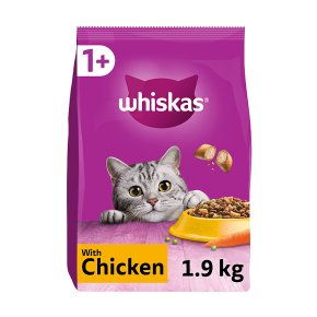 WHISKAS 1+ Cat Complete Dry with Chicken 2kg