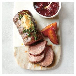 No.1 Saddle of Venison with Plum, Ginger & Honey
