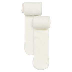 Waitrose Baby Tights Textured Heart 0-6m