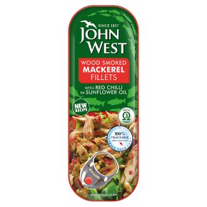 John West Wood Smoked Irish Mackerel Red Chilli